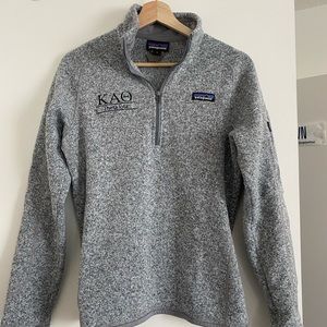 Patagonia Kappa Alpha Theta theta iota embroidered quarter zip